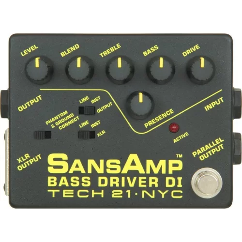 【ジャンク】SansAmp Bass D DI Tech 21 SansAmp Bass Driver DI Предусилитель для баса купить в